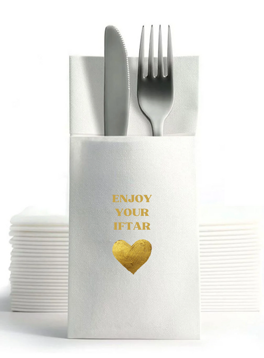 Besteckhalter "Enjoy your Iftar" 6er Set